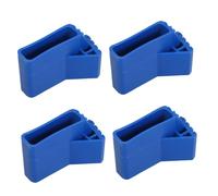 HEMOTON Patins antidérapants pour pieds d’échelle télescopique, protection intérieure anti-rayures, 63 x 16 cm, lot de 4, embouts de rechange résistants à l’abrasion pour work et step