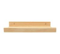 HEMOTON Petite Étagère Flottante Murale en Pin pour Chambre, 30x12x4,3 CM | Rangement Décoratif, Affichage D’objets, Montage Mural Solide, pour Pot de Fleurs et Jardinière, Kaki