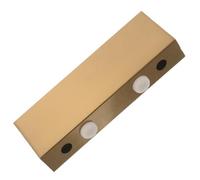 HEMOTON Pied de Canapé en Acier Inoxydable Or Rehausseur Robuste | Construction Tube Acier Épais, Surface Inférieure Lisse, Silhouette Colonne Moderne Minimaliste Scandinave