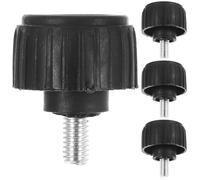 HEMOTON Pieds de Balance Électronique Universels Noirs en Caoutchouc et Fer, Lot de 4, Haute Fiabilité et Installation Facile pour Plateforme de Pesage 30kg
