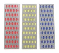 HEMOTON Pierre à Aiguiser Diamant 3pcs pour Couteaux Japonerie et Ciseaux Cuisine, Meule Métallique Réutilisable Design Mesh Unilatéral Polyvalent