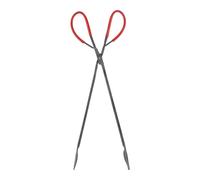 HEMOTON Pince à Bûches en Fer Robuste pour Cheminée et Barbecue, Outil Solide pour Ajuster le Bois Charbon Lors Cuisson en Plein Air