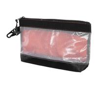 HEMOTON Pochette avec Crochet Métallique en PVC Transparent Antistatique Étanche Design Compact pour Vis, Clé à Molette, pour Assemblage Électronique et Maintenance