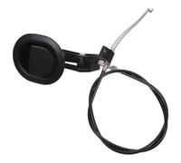 HEMOTON Poignée de Déverrouillage Métal avec Câble 9 CM X 7,5 CM pour Fauteuil Inclinable Manuel ou Électrique, Pièce de Rechange Compatible Canapé, Câble Métallique Robuste, Alliage de