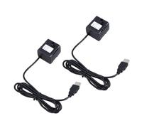HEMOTON Pompe à Eau Silencieuse pour Animaux de Compagnie 2pcs, Plastique Noir, Faible Consommation D'énergie, Débit Maximum 180l/h, pour Refroidissement d'eau et Aquarium de Table