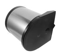 HEMOTON Poubelle Cuisine sous Évier 8l avec Couvercle à Ouverture Automatique, Bac Intérieur Amovible, Facile à Nettoyer, Design Moderne Noir