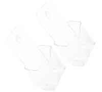 HEMOTON Présentoirs à Brochures Support Mural Pratique et Multi-usage en Acrylique Transparent Lot de 2 pour Livres et Documents , pour Chambre D'élève ou Bureau