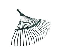 HEMOTON Râteaux à Feuilles Lot de 2 22 Dents en Acier à Haute Teneur en Carbone Manche en Bois Outil Pratique Couleur Aléatoire pour Jardin pour Nettoyage de Pelouse et