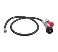 HEMOTON Régulateur de Pression Réglable et Résistance à l'usure 0-30 Psi en Laiton et Caoutchouc avec Interface Standard 3/8 Optimisation de Combustion pour Barbecue et Cuisinière à Gaz