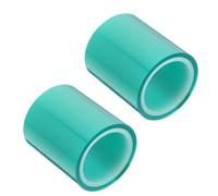 HEMOTON Ruban adhésif bande de délimitation en résine PET 2 rouleaux 5 m vert double face pour kit résine époxy et projets artisanaux DIY