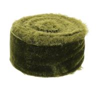 HEMOTON Ruban Vert en Tissu Soie Imité à Bord Effiloché pour Emballages de Présents Élégants, Toucher Confortable et Longueur Ample, pour Bouquets de Fleurs et Présents Uniques