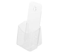 HEMOTON Support en Acrylique Transparent pour Bureau Format A4 Présentoir à Menus Mural Bureau Design Simple et Fonctionnel pour École