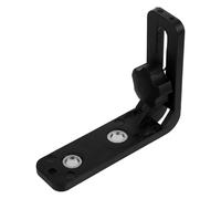 HEMOTON Support Mural Accessoire L de L Magnétique en Plastique Noir Fixation Magnétique Forte pour Niveau pour Trépied Niveau et Cintres Muraux