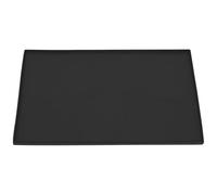 HEMOTON Tapis de Poubelle Anti-fuite en Silicone Rectangulaire Noir avec Bordure Surélevée et Résistant aux Rayures, Protection Cuisine et Salle de Bain