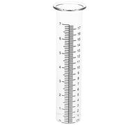 HEMOTON Verre Tasse À Mesurer 2 Pièces Jardin Pluie Jauge Remplacement de Verre en Tube Transparent Tube à Essai pour Cour Jardin Extérieurs Verser La Maison Précipitations