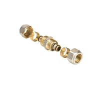 Henco - Raccord Multicouche à compression - Manchon Multicouche à compression égal Droit Ø16x2,0 -