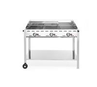 HENDI Système de gril Green Fire 3 brûleurs, Profi Line, 17,4kW, 1078x612x(H)825mm