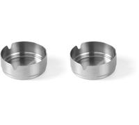 HENDI 440872 Cendrier Kitchen Line, Acier inoxydable, Classique (Lot de 2)
