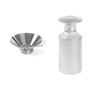 HENDI 630808 Egouttoir à Friture En Inox, Silver & 630105 Salière et poivrière