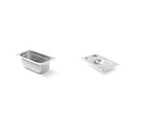 Hendi 806531 Bac Gastronome GN 1/4 & 806852 Couvercle Gastronome