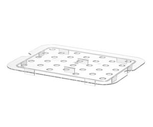 HENDI 868546 Egouttoir gastronome