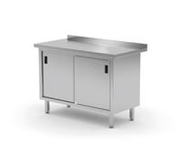 HENDI Armoire de table murale avec portes coulissantes - soudée, Profi Line, 1400x600x(H)850mm