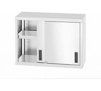HENDI Armoire murale - soudée, avec portes coulissantes, Profi Line, 800x300x(H)600mm