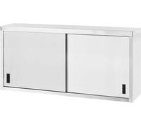 HENDI Armoire suspendue - soudée, avec portes coulissantes, Profi Line, 1200x400x(H)600mm