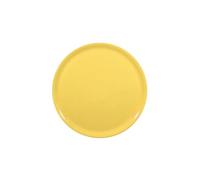 Hendi Assiette à pizza ronde en porcelaine émaillée Ø 330 mm Jaune - Micro-ondes & Lave-vaisselle