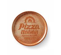 Hendi Assiette à pizza Recipe Collection Terracotta – Porcelaine émaillée Ø330 mm Rouge Lot de 6