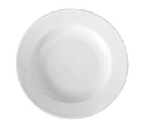Assiette creuse porcelaine blanche simple Ø220 mm Lot de 12 - Hendi