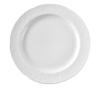 Assiette plate porcelaine blanche 255 mm (x 12)