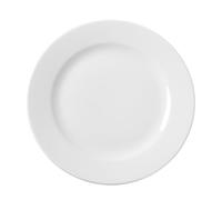 Hendi Assiette plate 794074 – Porcelaine blanche Ø240 mm, bords renforcés, lot de 12