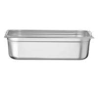 HENDI Bac Gastronorm GN 1/1 avec poignées, Budget Line, résistance thermique -40 °C à 250 °C, compatible four et bain-marie, 21L, 530x325x(H) 150mm, acier inoxydable