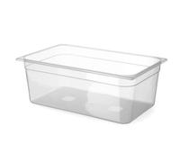 HENDI Bac Gastronorm GN 1/1, Profi Line, polypropylène translucide, résistance thermique -40 °C à 80 °C, compatible micro-ondes, 18L, 530x325x(H) 150mm