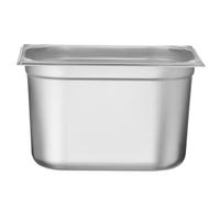 HENDI Bac Gastronorm GN 1/2, Kitchen Line, résistance thermique -40 °C à 250 °C, compatible four et bain-marie, 12,5L, 325x265x(H) 200mm, acier inoxydable