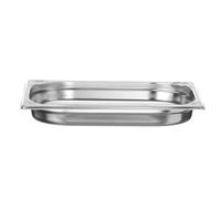 HENDI Bac Gastronorm GN 1/2, Kitchen Line, résistance thermique -40 °C à 250 °C, compatible four et bain-marie, 2L, 325x265x(H) 40mm, acier inoxydable