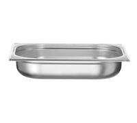 HENDI Bac Gastronorm GN 1/2 perforé, Kitchen Line, résistance thermique -40 °C à 250 °C, compatible four et bain-marie, 4L, 325x265x(H) 65mm, acier inoxydable