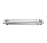 HENDI Bac Gastronorm GN 1/3, Kitchen Line, résistance thermique -40 °C à 250 °C, compatible four et bain-marie, 0,6L, 325x176x(H) 20mm, acier inoxydable