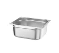 HENDI Bac Gastronorm GN 2/3, Budget Line, résistance thermique -40 °C à 250 °C, compatible four et bain-marie, 13L, 354x325x(H) 150mm, acier inoxydable