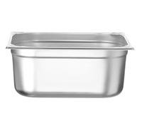 HENDI Bac Gastronorm GN 2/3, Kitchen Line, résistance thermique -40 °C à 250 °C, compatible four et bain-marie, 13L, 354x325x(H) 150mm, acier inoxydable