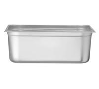 HENDI Bac Gastronorme, GN 1/1, résistance thermique -40 °C à 300 °C, utilisable dans des fours à convection, des réfrigérateurs, des bain-maries, des chafing dishes, 28L, 530x325x(H) 200mm, inox