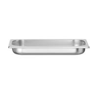 HENDI Bac Gastronorme, GN 1/3, avec fond perforé uniquement, récipient GN, empilable, bords lisses, résistant à la température de -40° à 300°C, 1,2L, hauteur: 40mm, inox 18/10