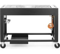 HENDI Barbecue à gaz Tampa, Noir, 10kW, 1260x580x(H)900mm