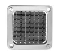HENDI Bloc de coupe pour coupe-frites, 11 mm, avec plaque de poussée, 110x110x(H) 10mm, aluminium et acier inoxydable