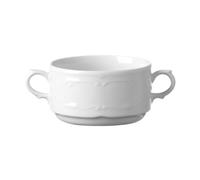 HENDI Bol à soupe avec bords renforcés, 250 ml, ø100 mm, porcelaine blanche