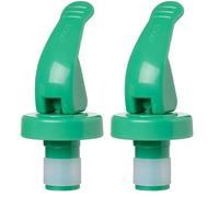 HENDI Bouchon de bouteille avec fermeture hermétique, Set de 3 couleurs, vert, blanc et rouge (Lot de 2)