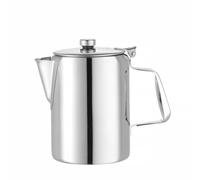 HENDI Cafetière théière avec couvercle articulé, 600ml, ⌀97x(H)142mm, acier inoxydable