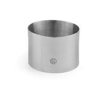 HENDI Cercle de dressage rond, pour moulage et presentation des aliments, ⌀60x(H)45mm, acier inoxydable