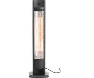 Hendi chauffage infrarouge Tornado avec 2 niveaux de puissance et télécommande avec 2000W